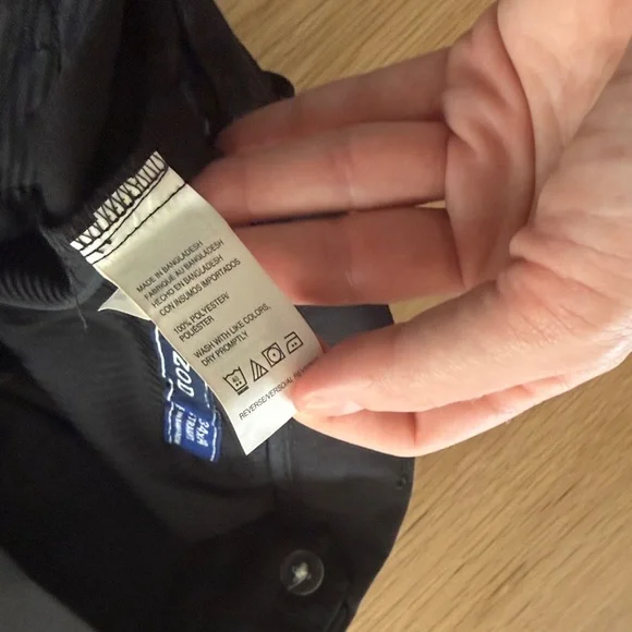 NWT Izod Men's Black Dress Pants - Classic Straight Fit - Picture 5 of 8